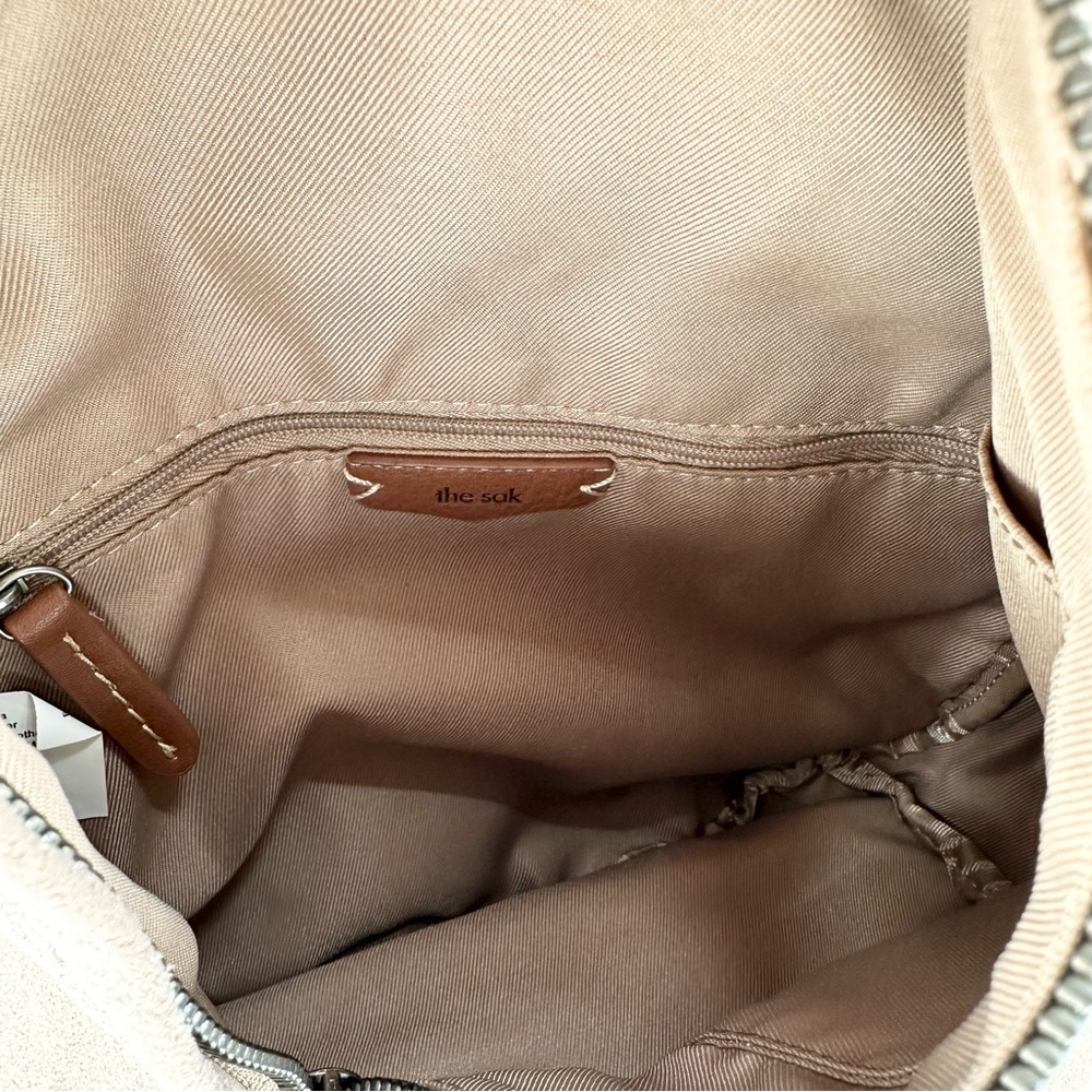 The San Geo Sling Backpack Suede Leather - Picture 10 of 13